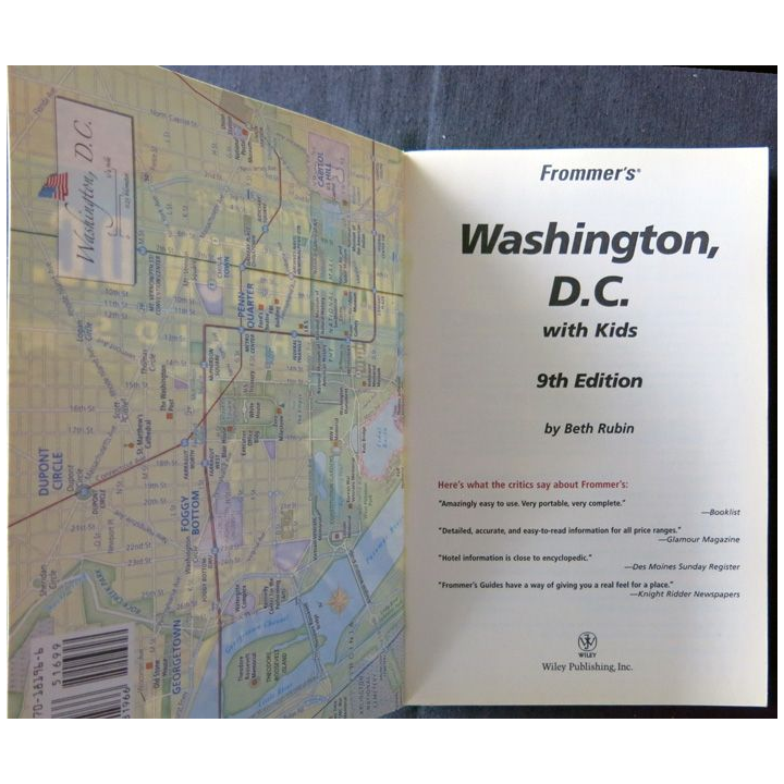 Guide Washington D.C with Kids 9° édition édité par Wiley Publishing Inc.