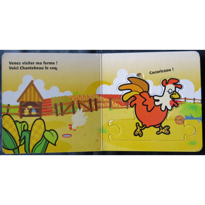 La Farandole de puzzles A la ferme écrit par Katrien Goossens aux éditions Lito