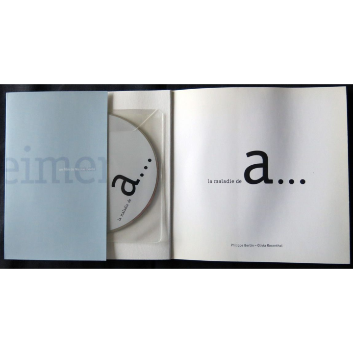 La maladie de Alzheimer Livre + DVD écrit par Phillipe Bertin et Olivia Rosenthal édité par l'Imprimerie Néotypo
