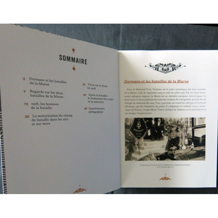1918 - 2018 de la seconde bataille de la Marne vers l'armistice édité par le département de la Marne