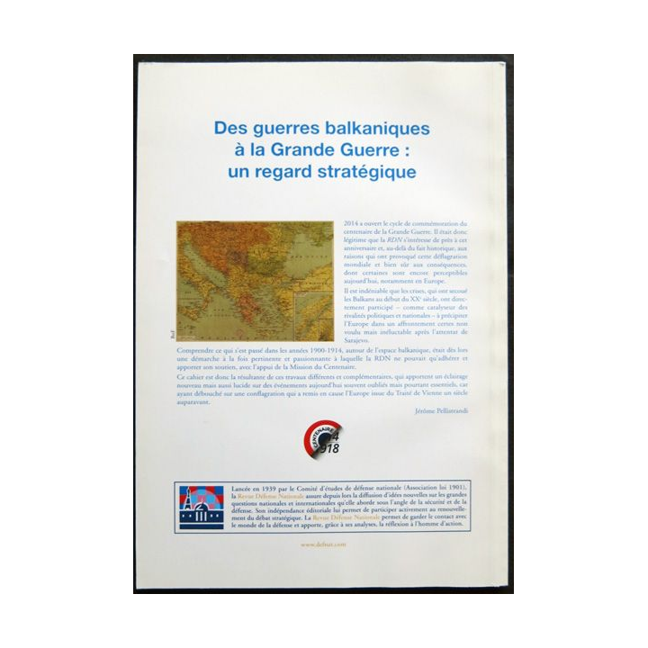 Des guerres balkaniques à la grande guerre : un regard stratégique de Arta Seiti édité par Imprimerie Bialec Nancy