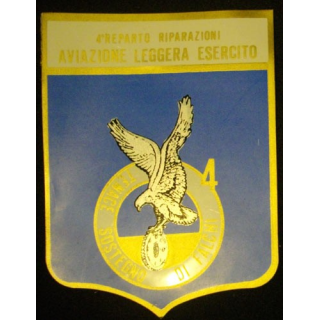 AUTOCOLLANT 4° REPARTO RIPARAZIONI AVIAZIONE LEGGERA ESERCITO