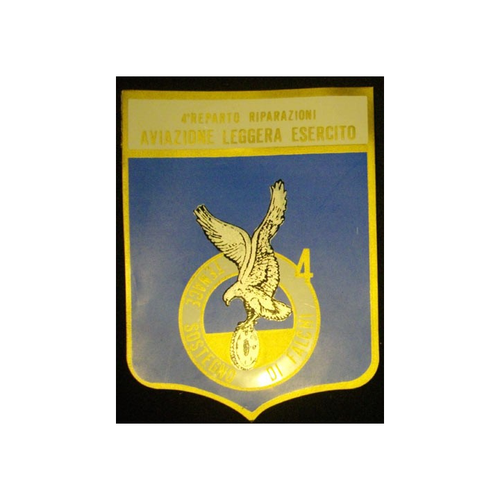 AUTOCOLLANT 4° REPARTO RIPARAZIONI AVIAZIONE LEGGERA ESERCITO