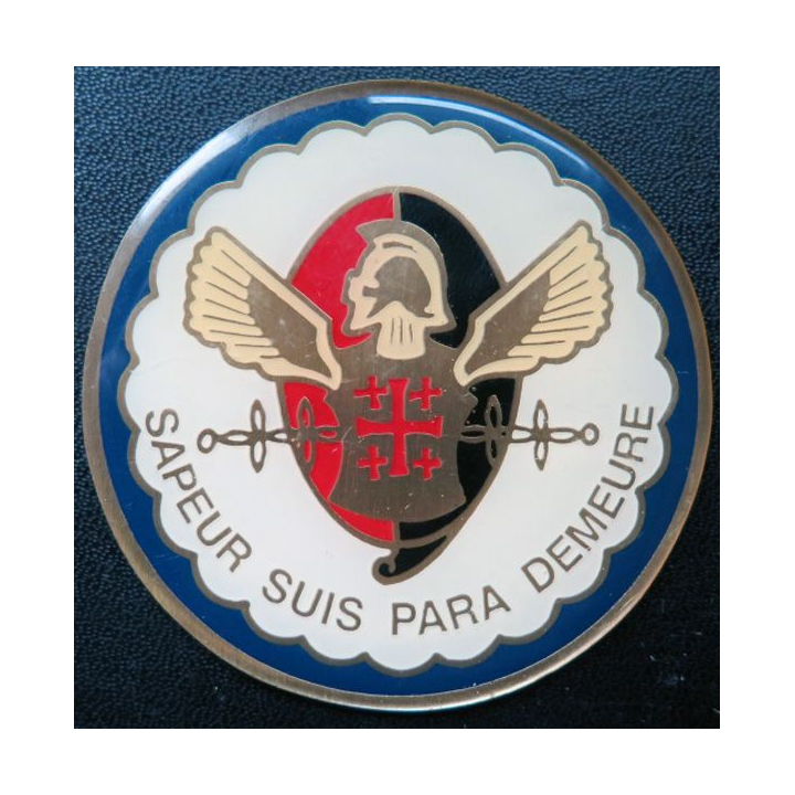 17° RGP : médaille plaque de 7,1 cm de la 1° compagnie de combat