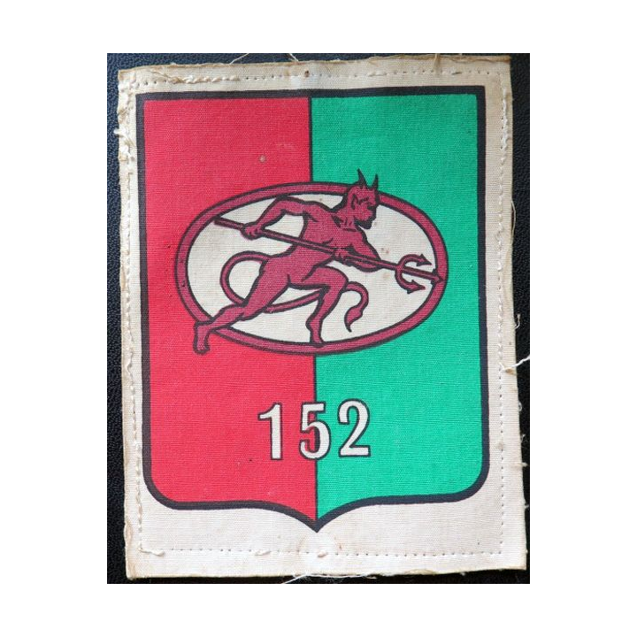 152° RI : insigne tissu imprimé 11 x 8,5 cm du 152° régiment d'infanterie