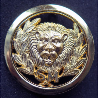 SM : insigne de béret de la sécurité militaire doré