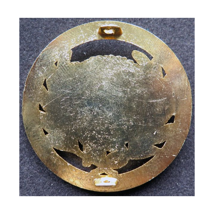 SM : insigne de béret de la sécurité militaire doré