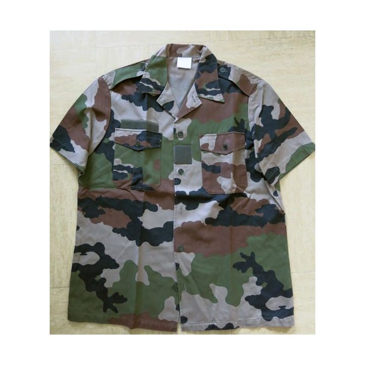 Chemisette de combat vert armé camouflée manche courte MAGECO 1996  taille  41-42