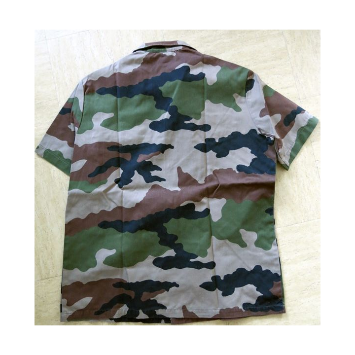 Chemisette de combat vert armé camouflée manche courte MAGECO 1996  taille  41-42