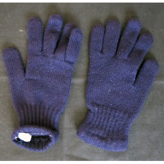 Paire Gant laine bleue troupe de montagne traité antimites taille 8 - 8 et 1/2 (Neuf)