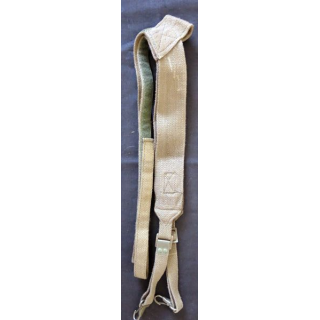 MILITARIA : bretelles de support de ceinturon avec sangles métalliques