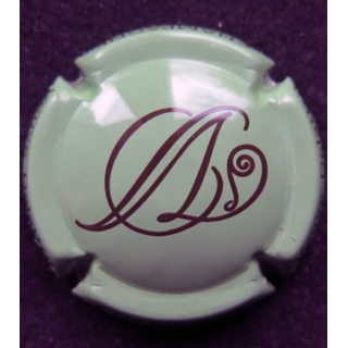 Capsule Muselet de bouteille de champagne Veuve Delattre verte