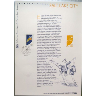 Document philatéliques officiels la poste Salt Lake City
