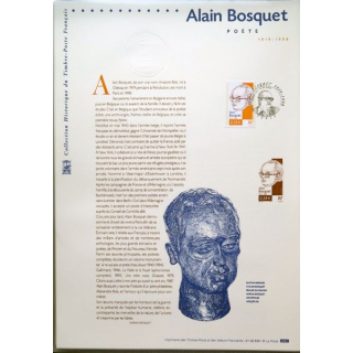 Document philatéliques officiels la poste Alain Bosquet Poète 1919 1998