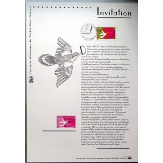 Document philatéliques officiels la poste Invitation