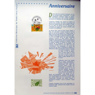 Document philatéliques officiels la poste Anniversaire