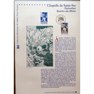 Document philatéliques officiels la poste Chapelle de Saint Ser Puyloubier