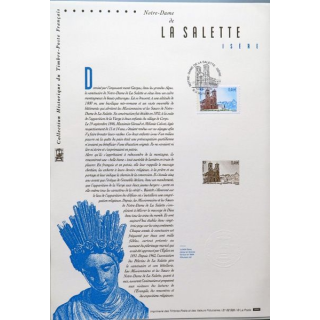 Document philatéliques officiels la poste Notre dame de la salette Isère