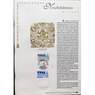 Document philatéliques officiels la Poste Neufchâteau Vosges