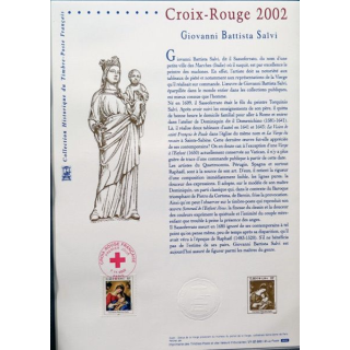 Document philatéliques officiels la Poste Croix - Rouge 2002