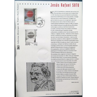 Document philatéliques officiels la Poste Jesús Rafael Soto