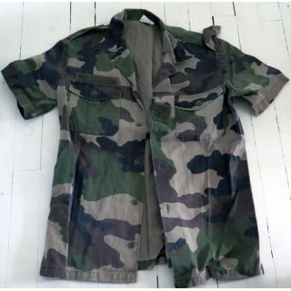Chemisette de combat vert armé camouflée manche courte 39-40