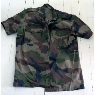 Chemisette de combat vert armé camouflée manche courte 39-40
