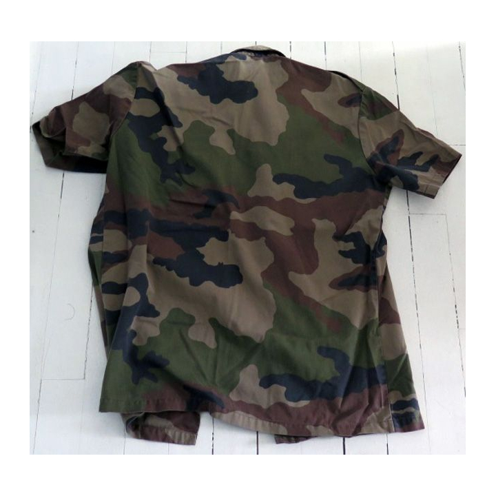 Chemisette de combat vert armé camouflée manche courte 39-40