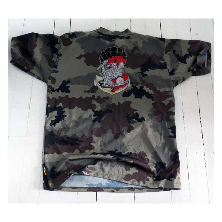 8° RPIMA : T shirt 2° Compagnie du 8° RPIMA camouflé taille XL 