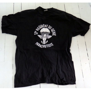 17° RGP : T shirt Compagnie d'Appui du 17° RGP noir taille 104