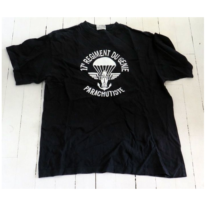 17° RGP : T shirt CA du 17° RGP noir taille 96 demi patron
