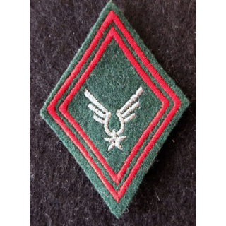 LOSANGE DE BRAS MODÈLE 45 : ALAT TRAIN S/OFF aviation légère de l'armée de terre,  sous-officier du Train