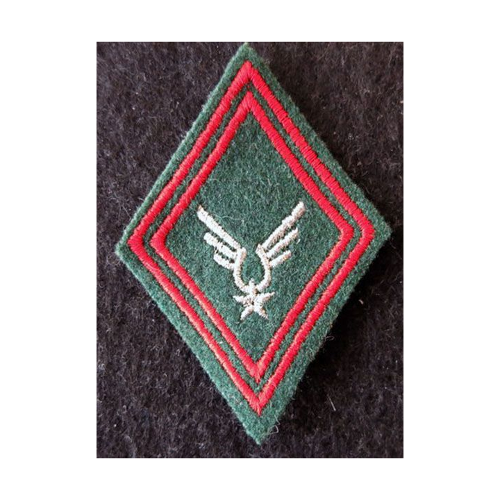 LOSANGE DE BRAS MODÈLE 45 : ALAT TRAIN S/OFF aviation légère de l'armée de terre,  sous-officier du Train