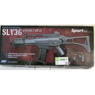 Fusil d'assault SLV 36 SR SOFTAIR calibre 6 mm billes de portée 50 mètres