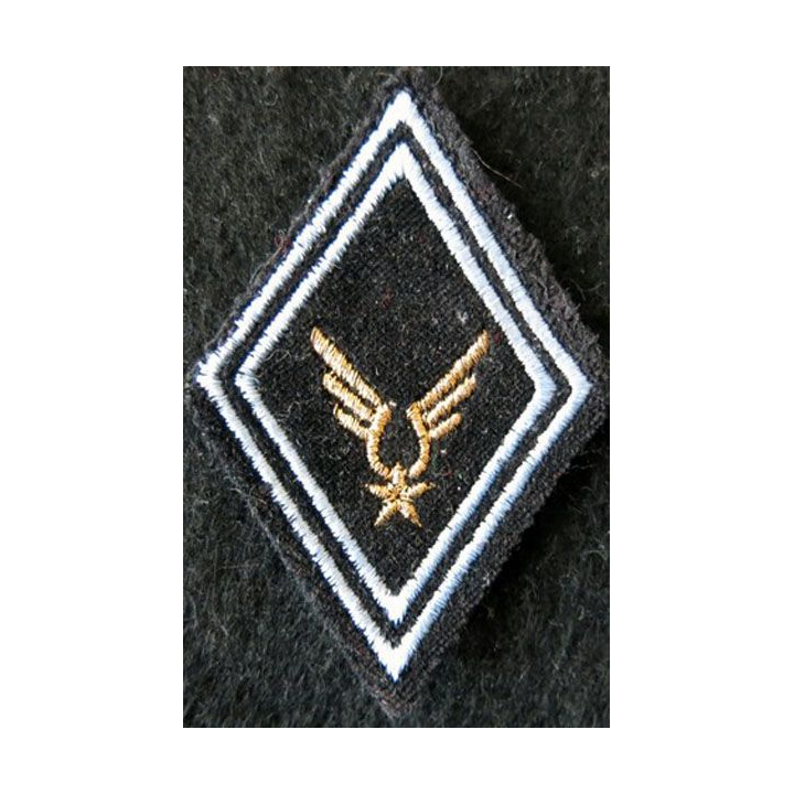 LOSANGE DE BRAS MODÈLE 45 : ALAT TRANS S/OFF aviation légère de l'armée de terre,  sous-officier des Transmissions