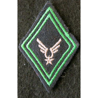 LOSANGE DE BRAS MODÈLE 45 : ALAT RCC S/OFF aviation légère de l'armée de terre,  sous-officier Régiment char de combat