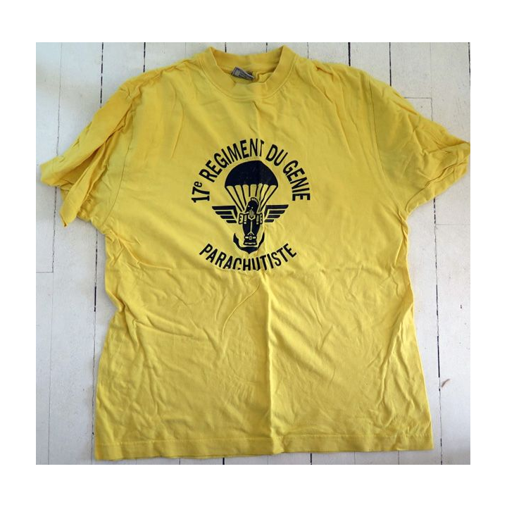 17° RGP : T shirt 3° Compagnie du 17° RGP jaune taille 96 Occasion