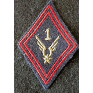 LOSANGE DE BRAS MODÈLE 45 : 1° GHL ALAT INF S/OFF aviation légère de l'armée de terre,  sous-officier de l'Infanterie