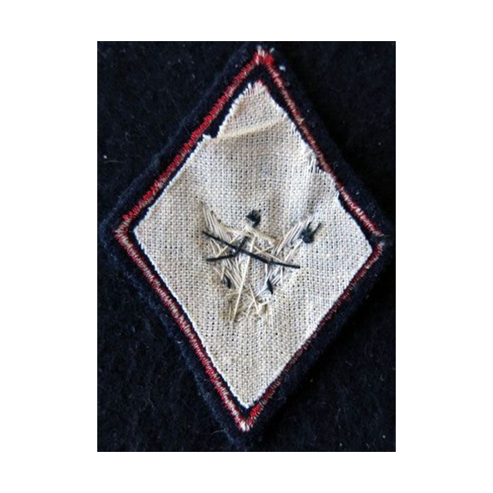 LOSANGE DE BRAS MODÈLE 45 : ALAT INF OFF aviation légère de l'armée de terre, officier de l'Infanterie