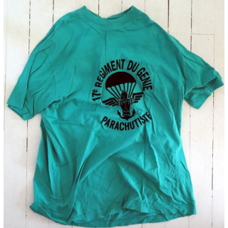 17° RGP : T shirt 4° Compagnie du 17° RGP vert taille 96