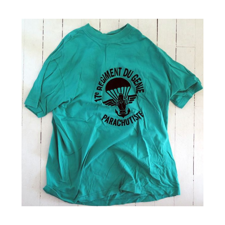 17° RGP : T shirt 4° Compagnie du 17° RGP vert taille 96