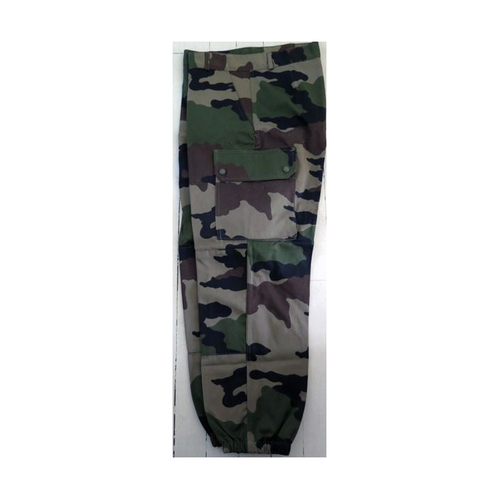 Pantalon treillis camouflé vert armé taille 84 M Seyntex 2000