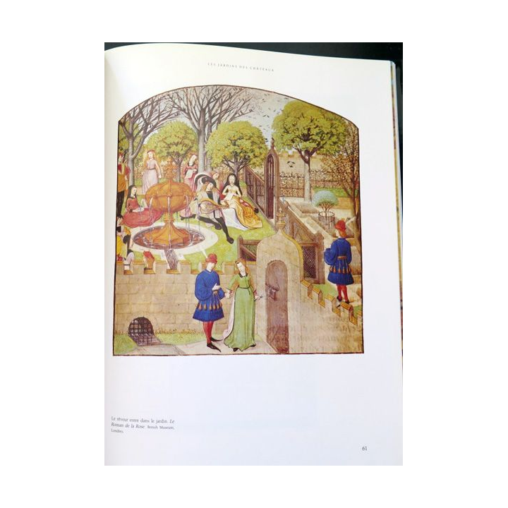 Livre La rose et la Mandragore Plantes et jardins médiévaux de Jeanne Bourin
