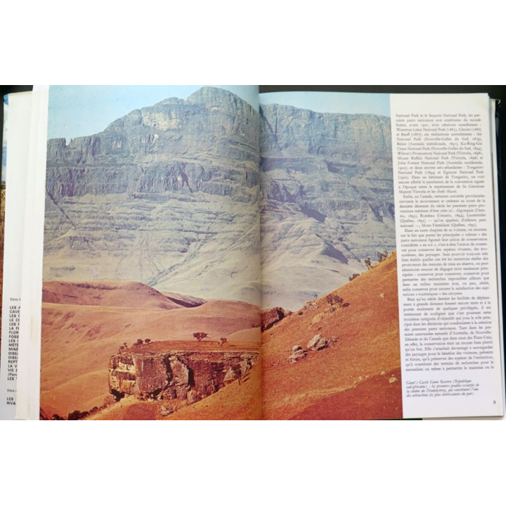 Livre Les parcs nationaux Editions Atlas cartonné