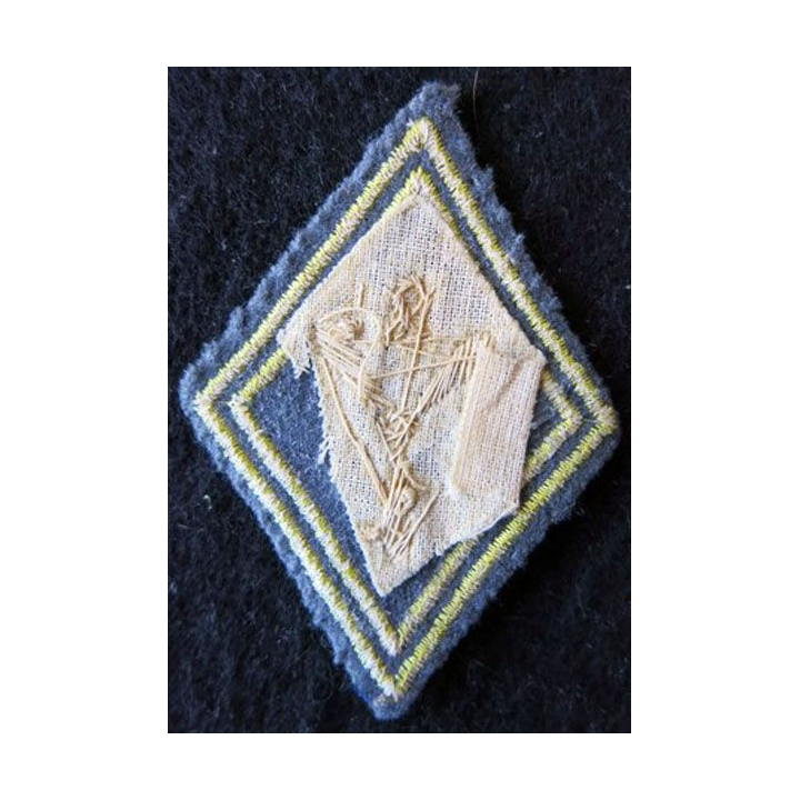 LOSANGE DE BRAS MODÈLE 45 : ALAT GH N°2 AFN 1956 modèle officier en cannetille