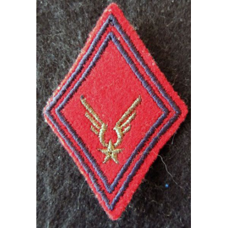 LOSANGE DE BRAS MODÈLE 45 : Modèle sous-officiers du GAOA ALAT (Artillerie) fil doré
