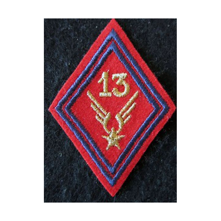 LOSANGE DE BRAS MODÈLE 45 : 13° GAOA ALAT (Artillerie) sous-officier
