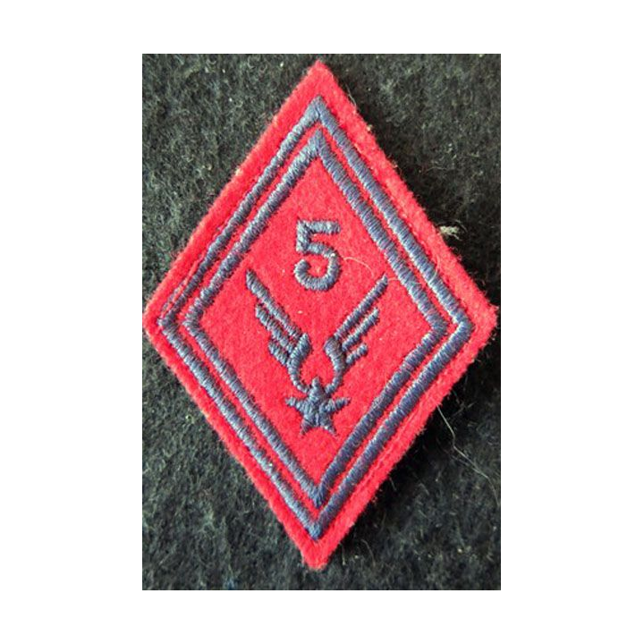 LOSANGE DE BRAS MODÈLE 45 : 5° GAOA ALAT (Artillerie) modèle troupe