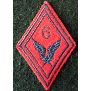 LOSANGE DE BRAS MODÈLE 45 : 6° RHC ALAT (Artillerie) modèle troupe