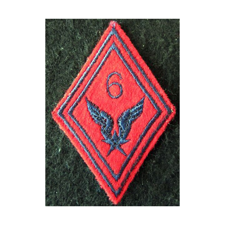 LOSANGE DE BRAS MODÈLE 45 : 6° RHC ALAT (Artillerie) modèle troupe